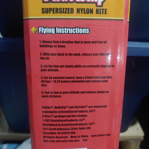 X Kites Pirate Ship Nylon Kite Super Sized BRAND NEW - Picture 8 of 10